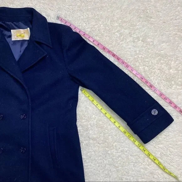 Pendleton Wool Pea Coat Navy size 10 - Picture 10 of 14